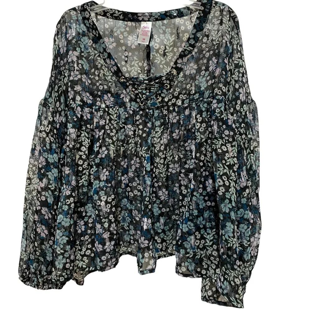Justice blouse top